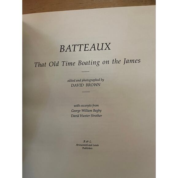 VTG Batteaux That Old Time Boating on the James. 1st Edition. PB. David Brown - Picture 3 of 5